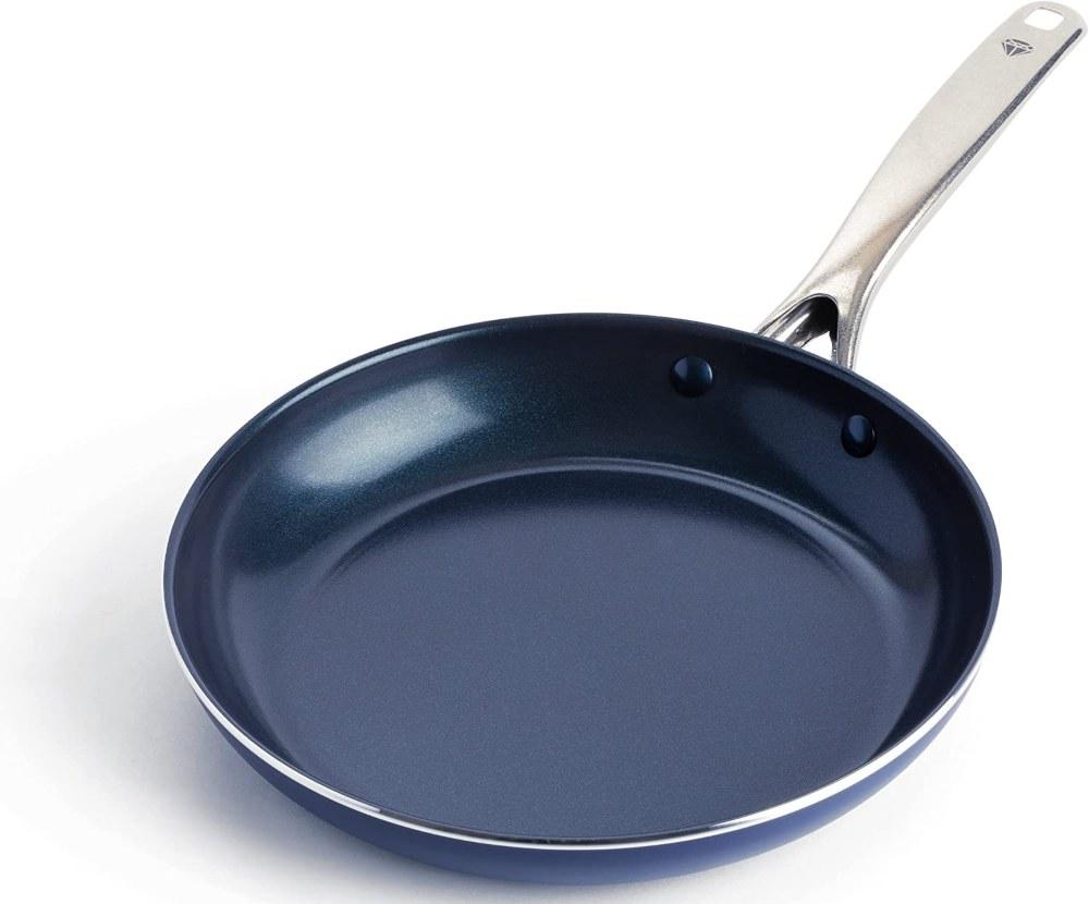 blue diamond nonstick skillet - warp control base