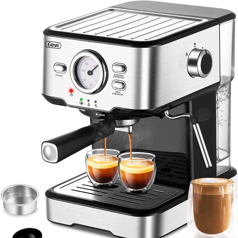 Best Espresso Machines of 2023: Release Your Inner Barista! 8 gevi espresso machine - dual temperature control system