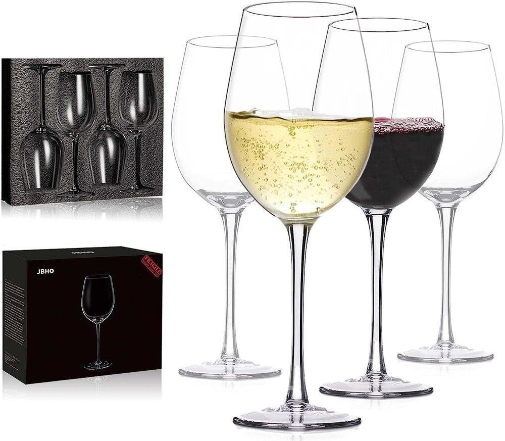 jbho hand blown italian style glasses - ultra thin rim