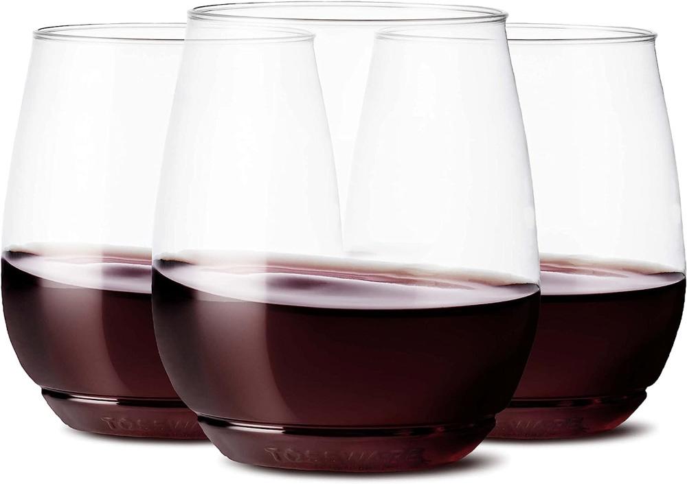 tossware pop 14oz vino set - shatterproof