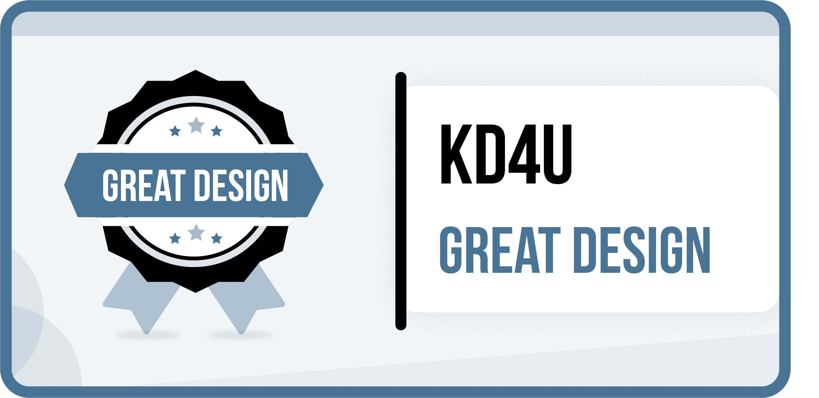KD4U Great Design Award