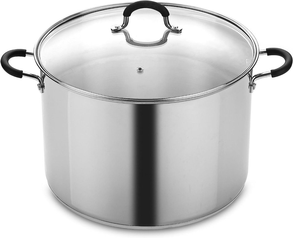 cook n home stockpot - silicone-wrapped handle