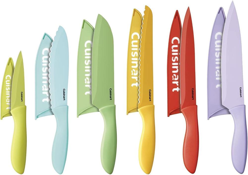 cuisinart 12-piece kitchen knife set - multicolors