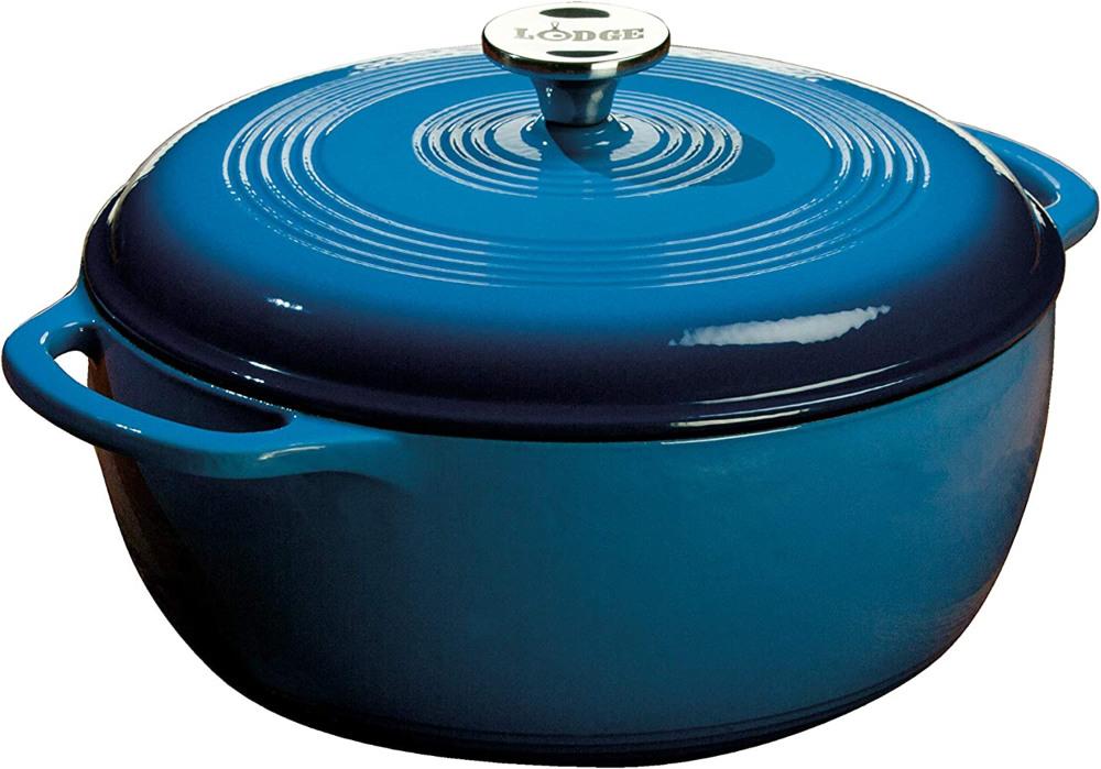 lodge 6 quart dutch oven - even heat distribution