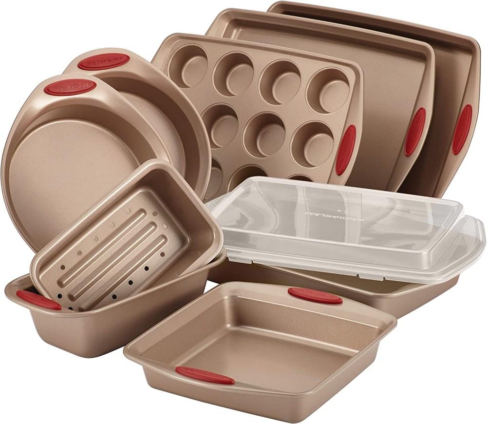 rachael ray cucina nonstick bakeware set - durable