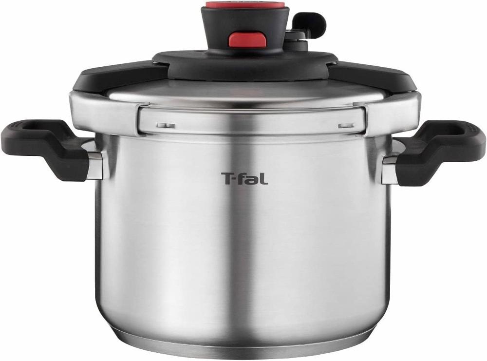 t-fal clipso stainless steel pressure cooker - encapsulated base