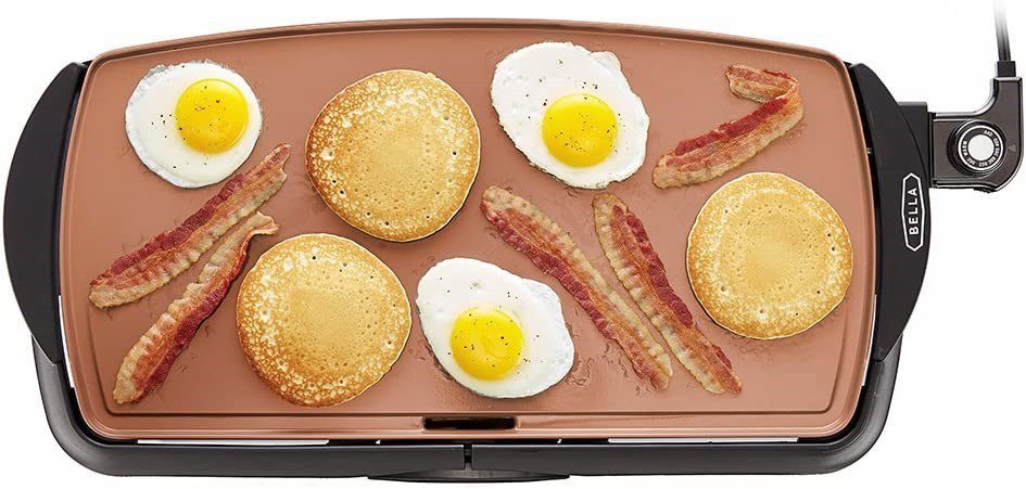 BELLA Electric Ceramic Titanium Griddler