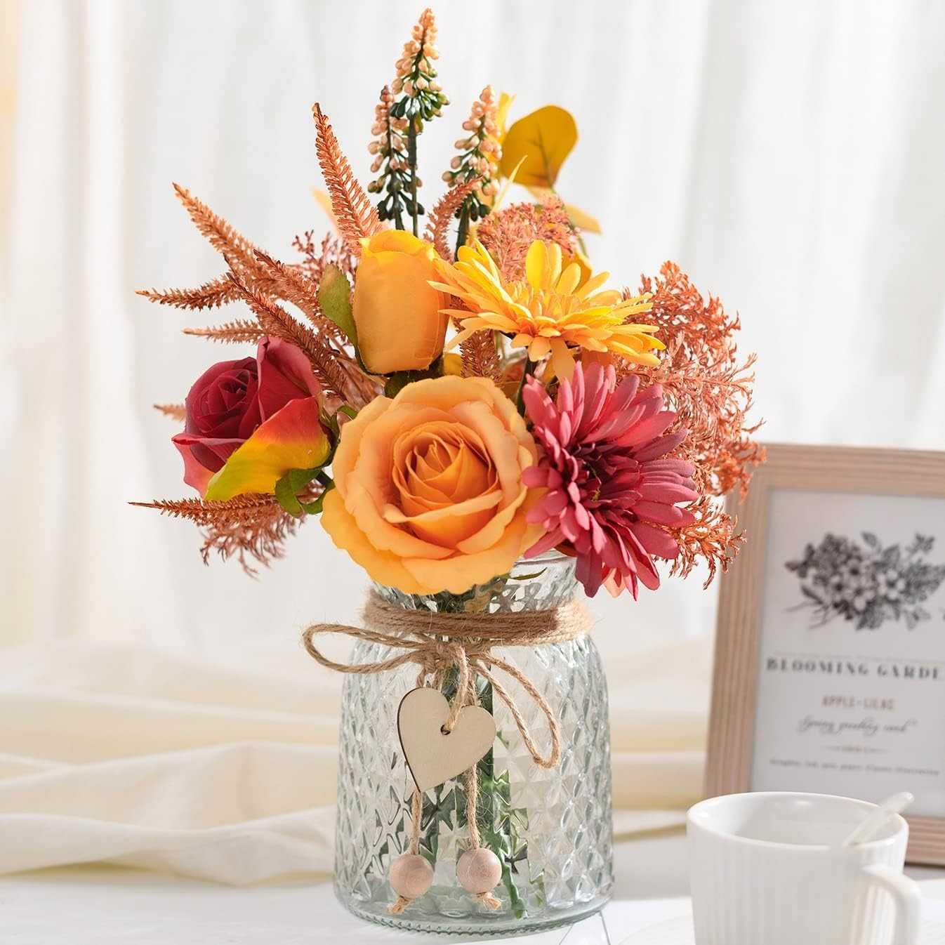 COZZI CODI Artificial Flowers with Vase