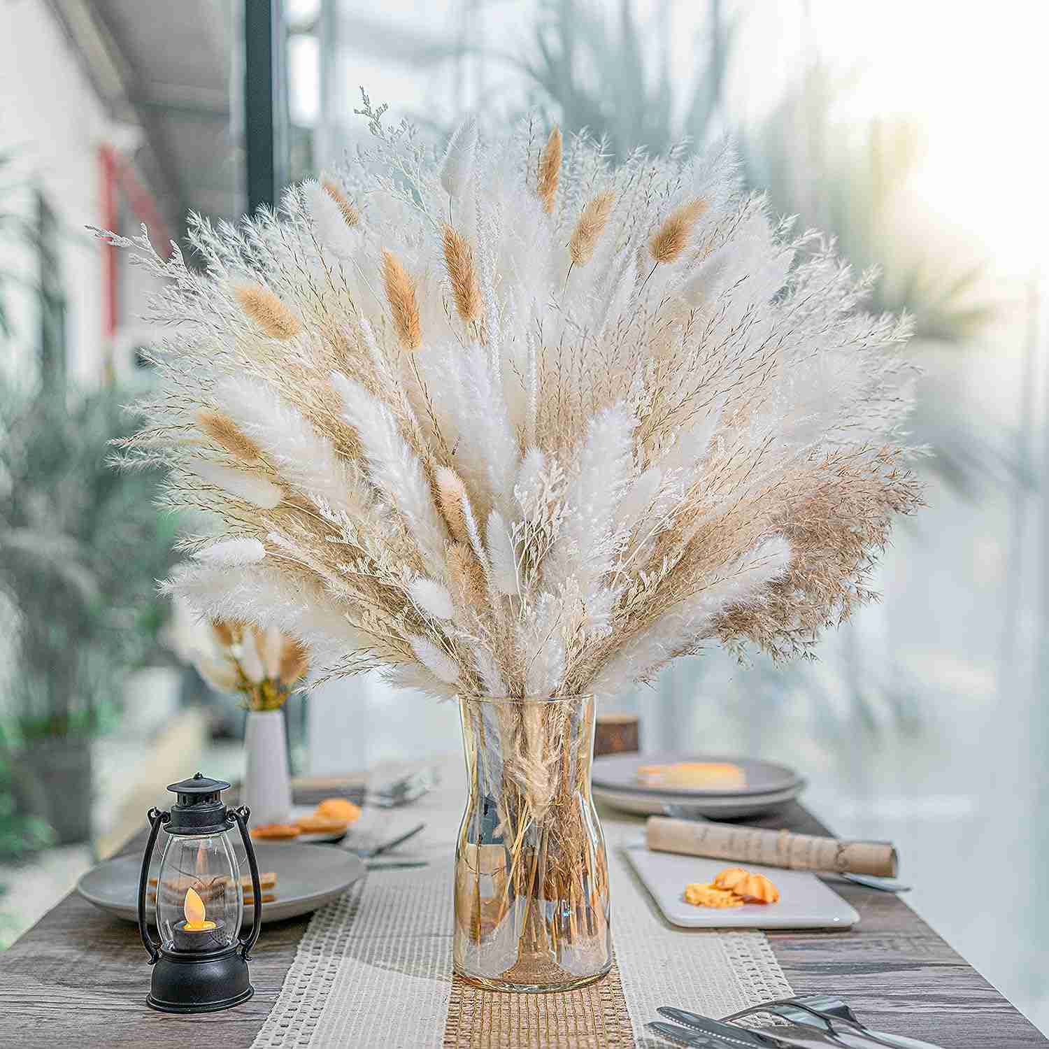 FloraDream Natural Pampas Grass Decor Bouquet