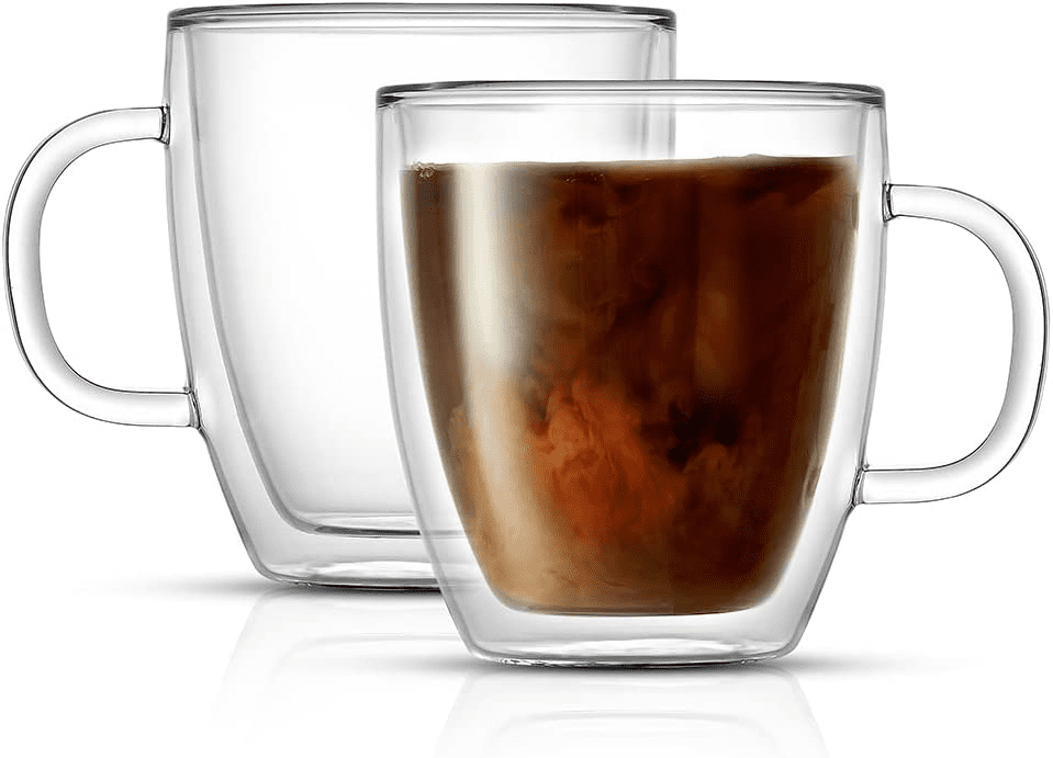 JoyJolt Savor Double Wall Insulated Coffee Mugs 
