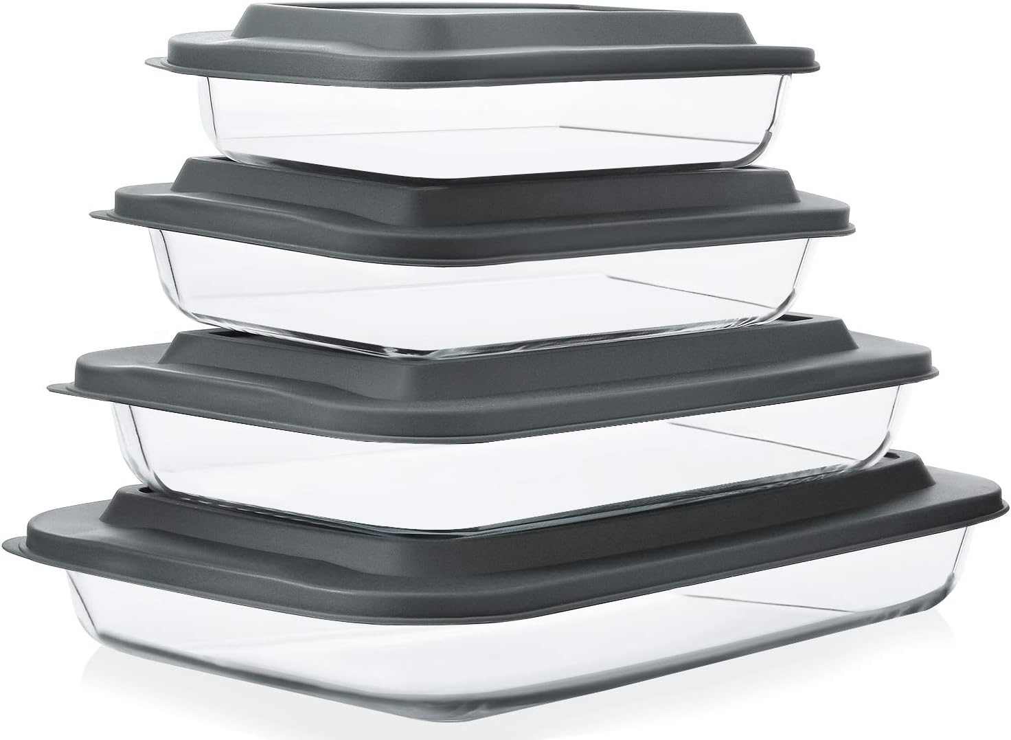 M MCIRCO 8-Piece Glass Baking Dish Set