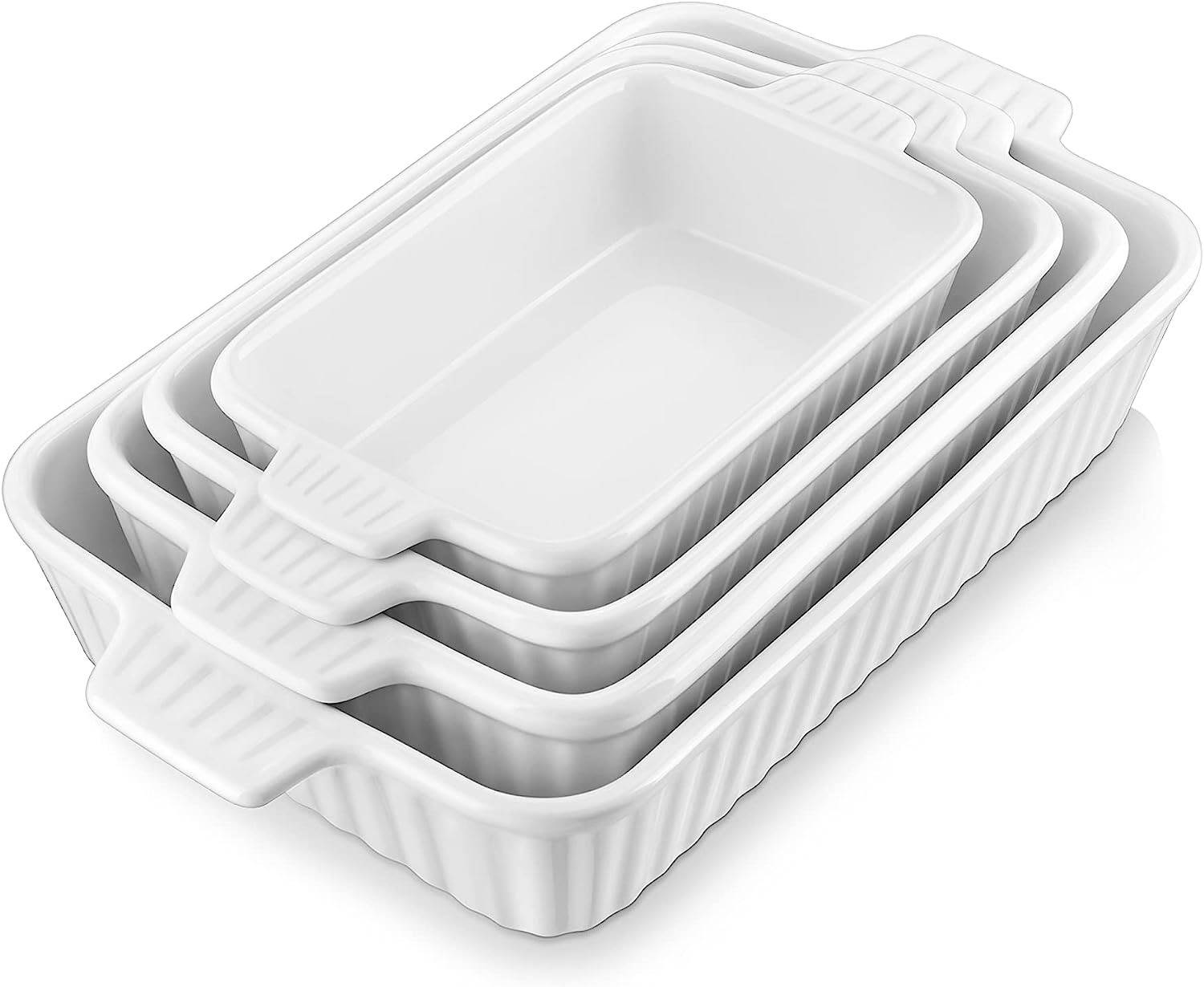 MALACASA Casserole Baking Dishes For Oven