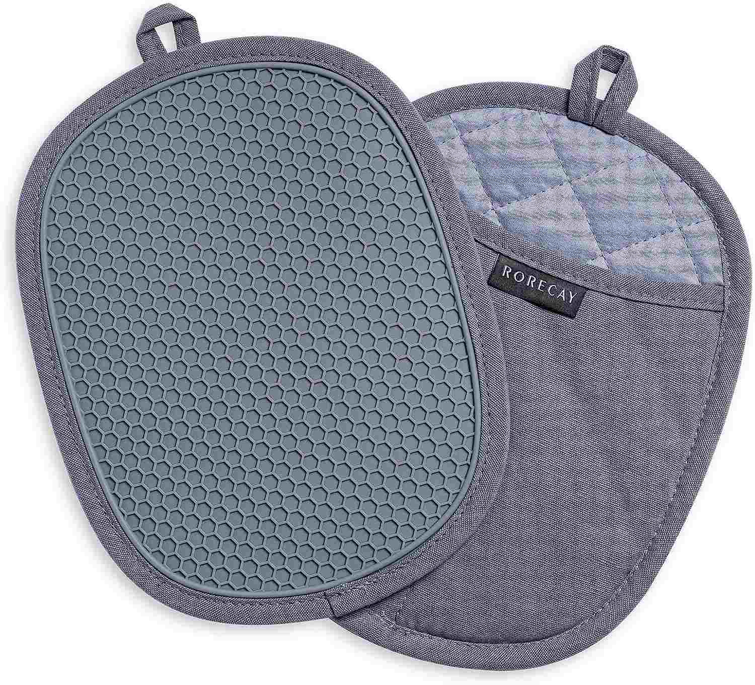 Rorecay Silicone Pot Holders Sets
