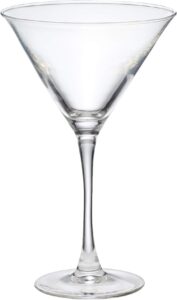 amazon basics chelsea martini glass set - iconic style