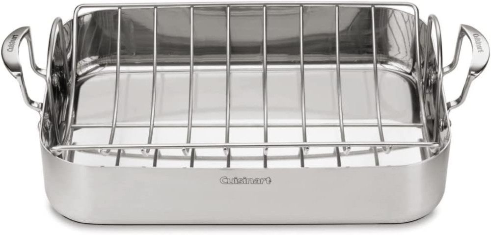 cuisinart multiclad roasting pan - cool grip handles