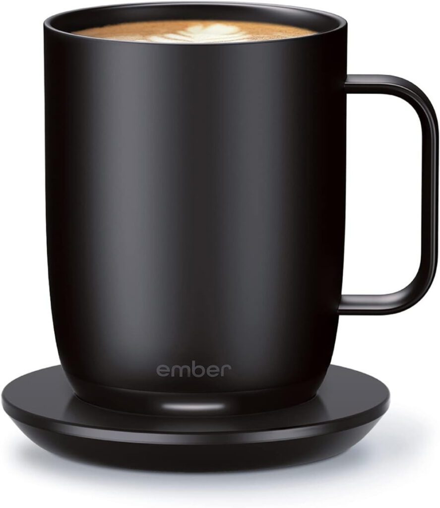 ember temperature control smart mug - app-controlled heated coffee mug