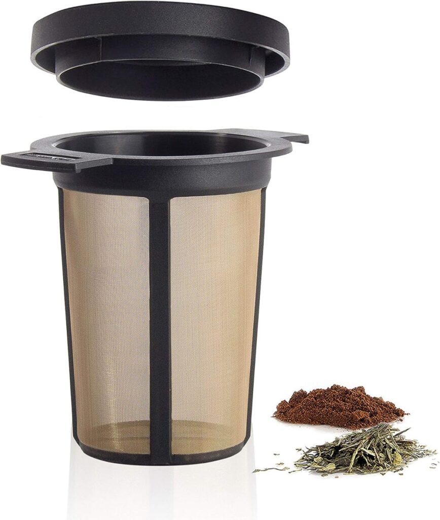 finum reusable stainless steel coffee and tea infusing mesh - versatile use