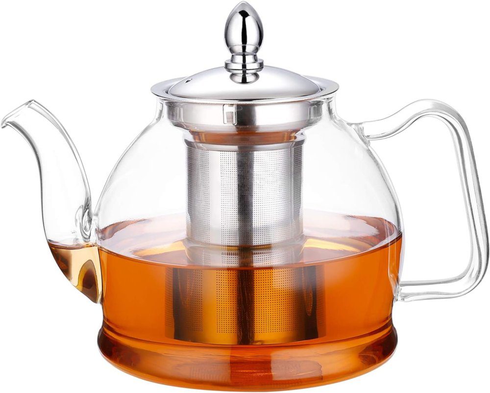 hiware glass teapot - stovetop safe