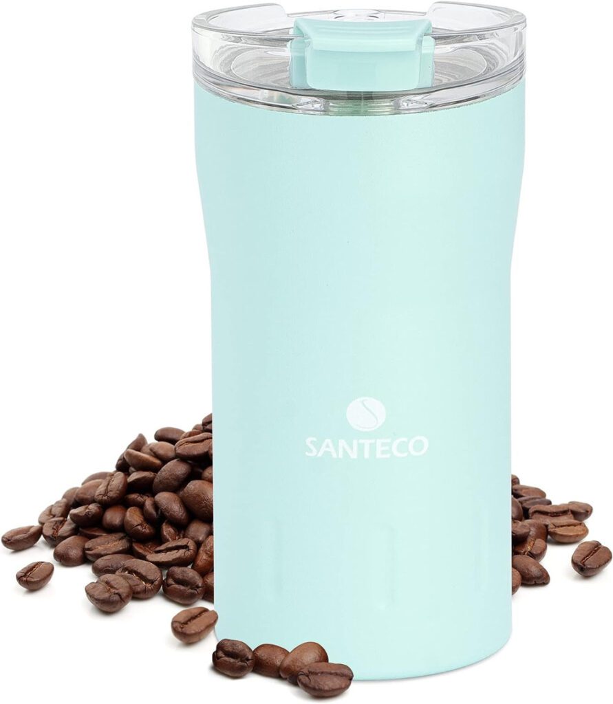 santeco travel coffee mug - double wall vacuum tumblers