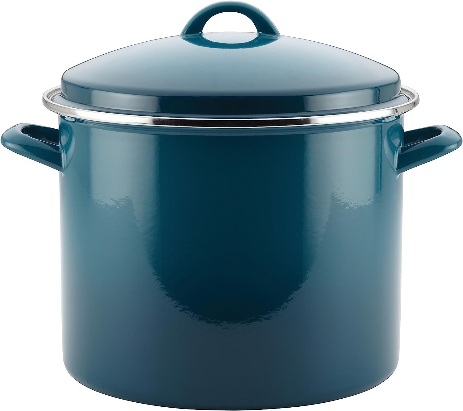 Rachael Ray Enamel on Steel Stock Pot
