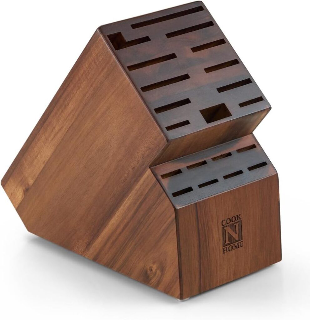 cook n home knife storage block - wider slots