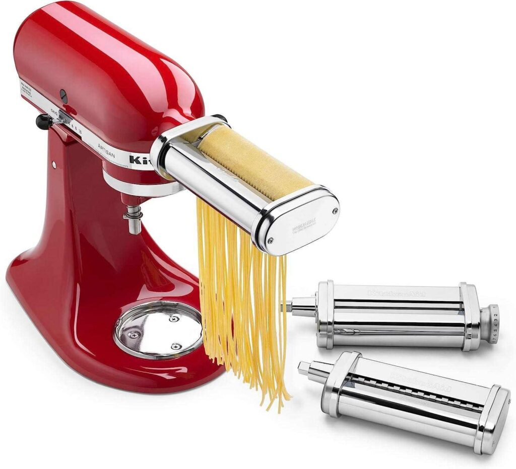 KitchenAid 3-Piece Pasta Roller & Cutter Attachment Set