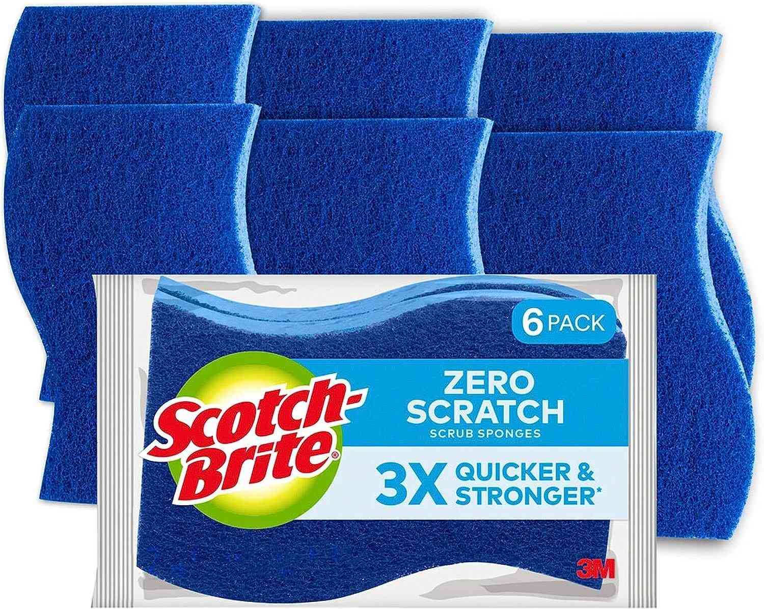 Scotch-Brite Zero Scratch Scrub Sponges