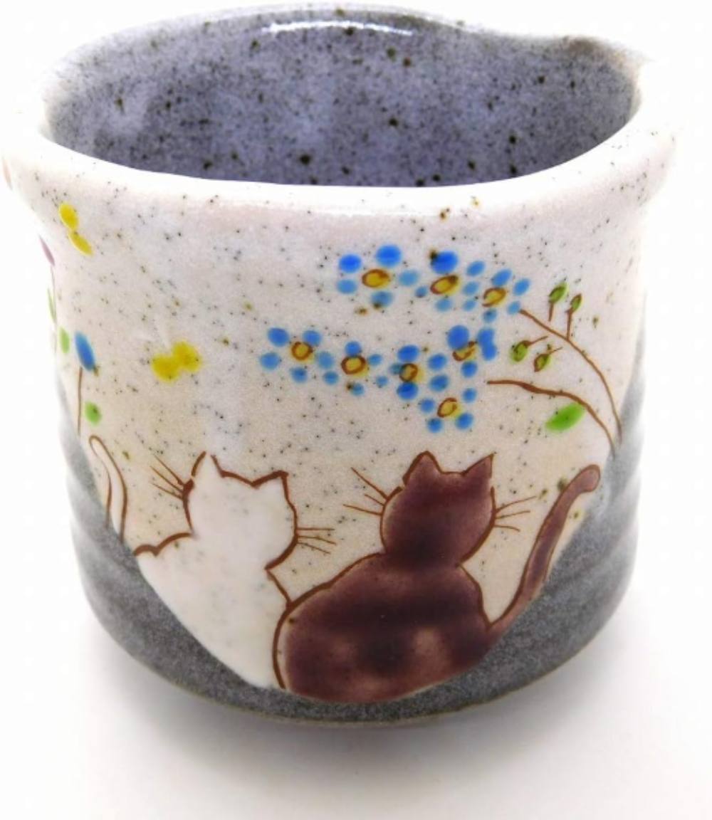 kutani yaki japanese teacup - sturdy