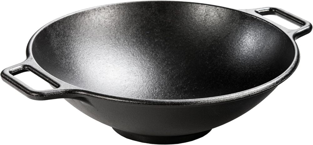 lodge cast iron wok - runner up