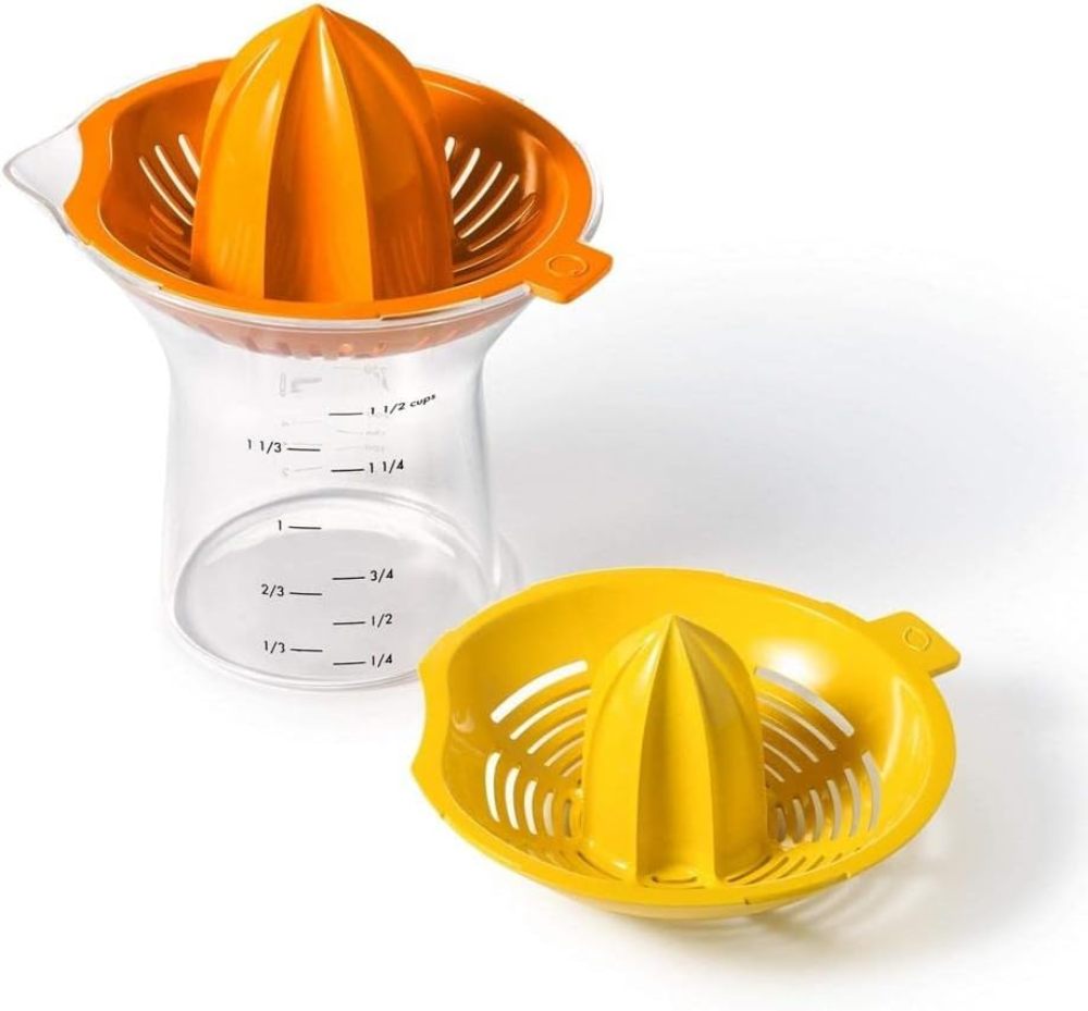 oxo good grips 2-in-1 citrus orange juicer - bpa free body