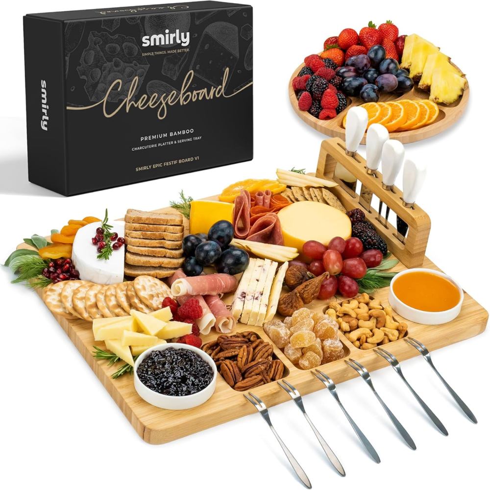 smirly cheeseboard charcuterie board - great design