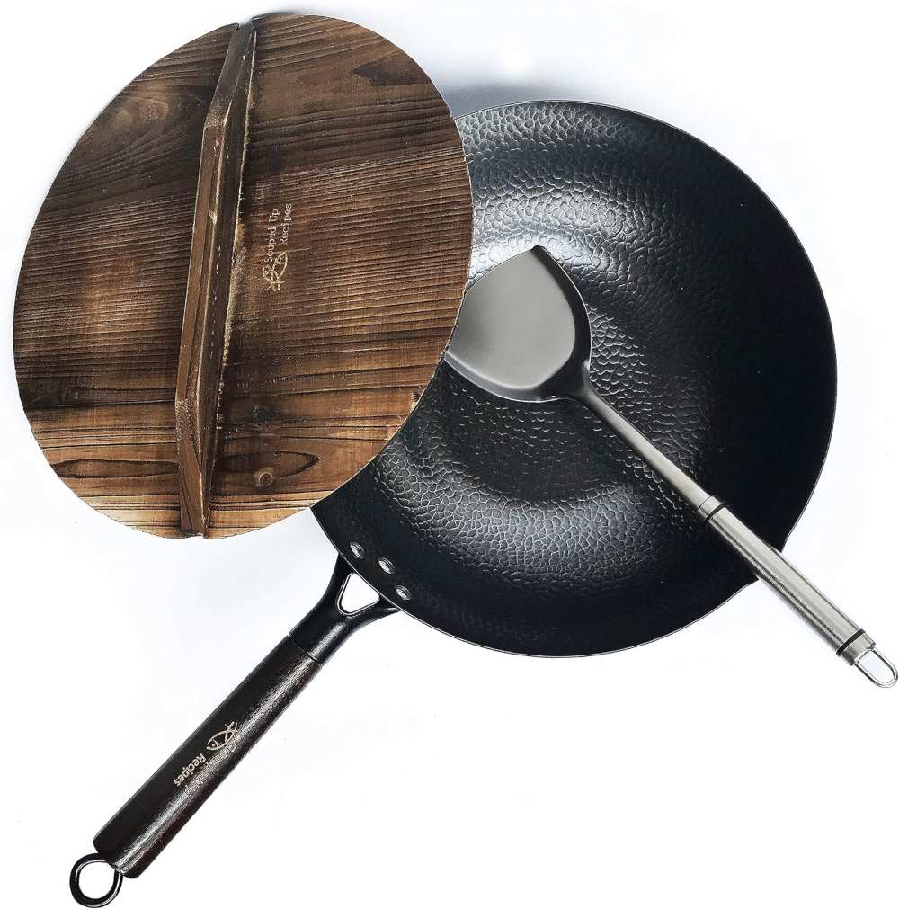 souped up carbon steel wok - our top pick