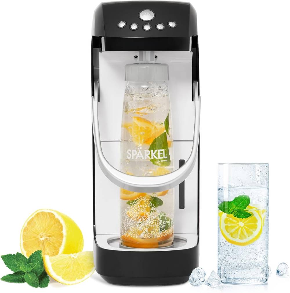 spärkel beverage system machine - 5 unique carbonation levels
