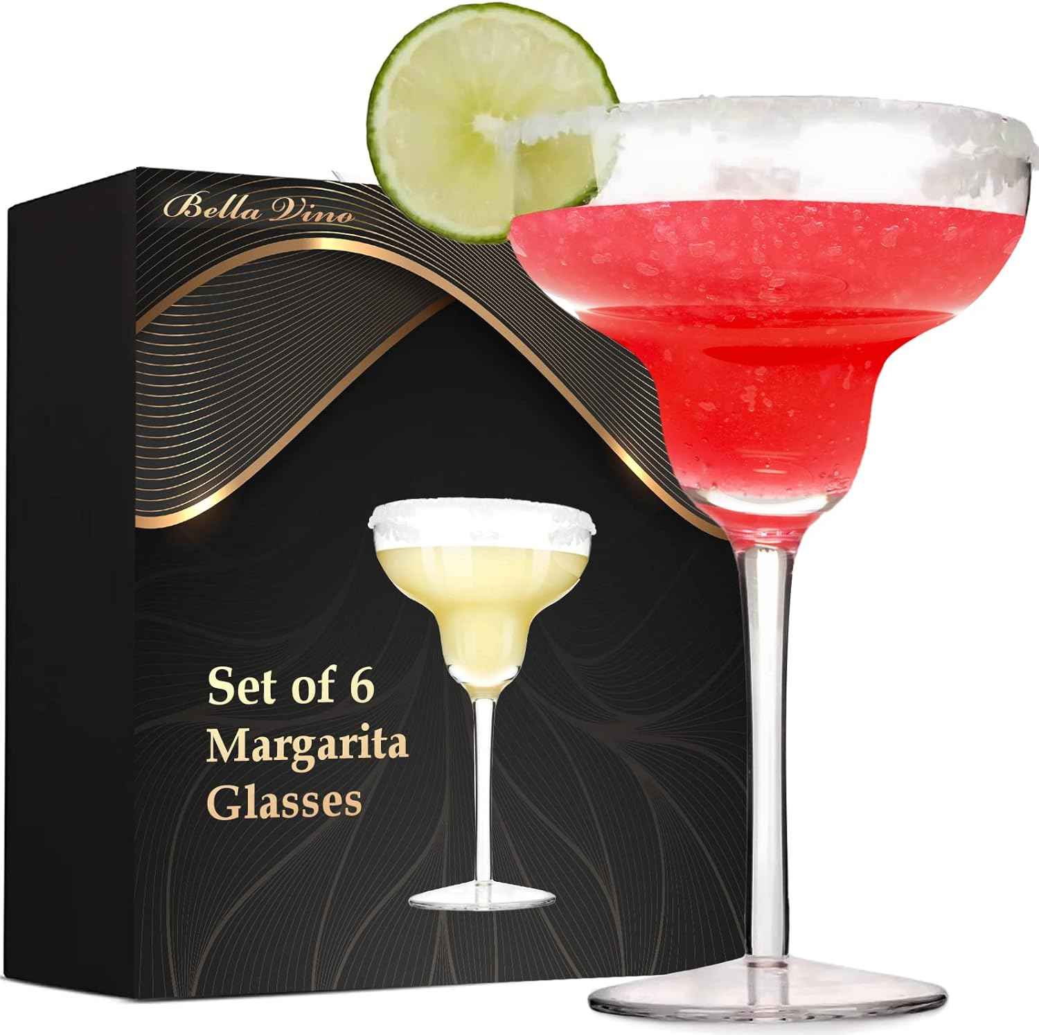 Bella Vino Margarita Glasses