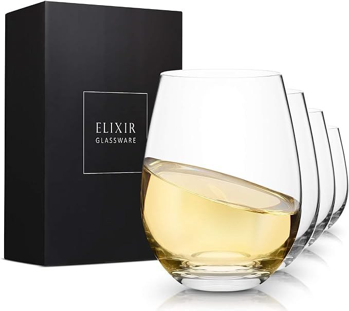 ELIXIR Stemless Wine Glasses