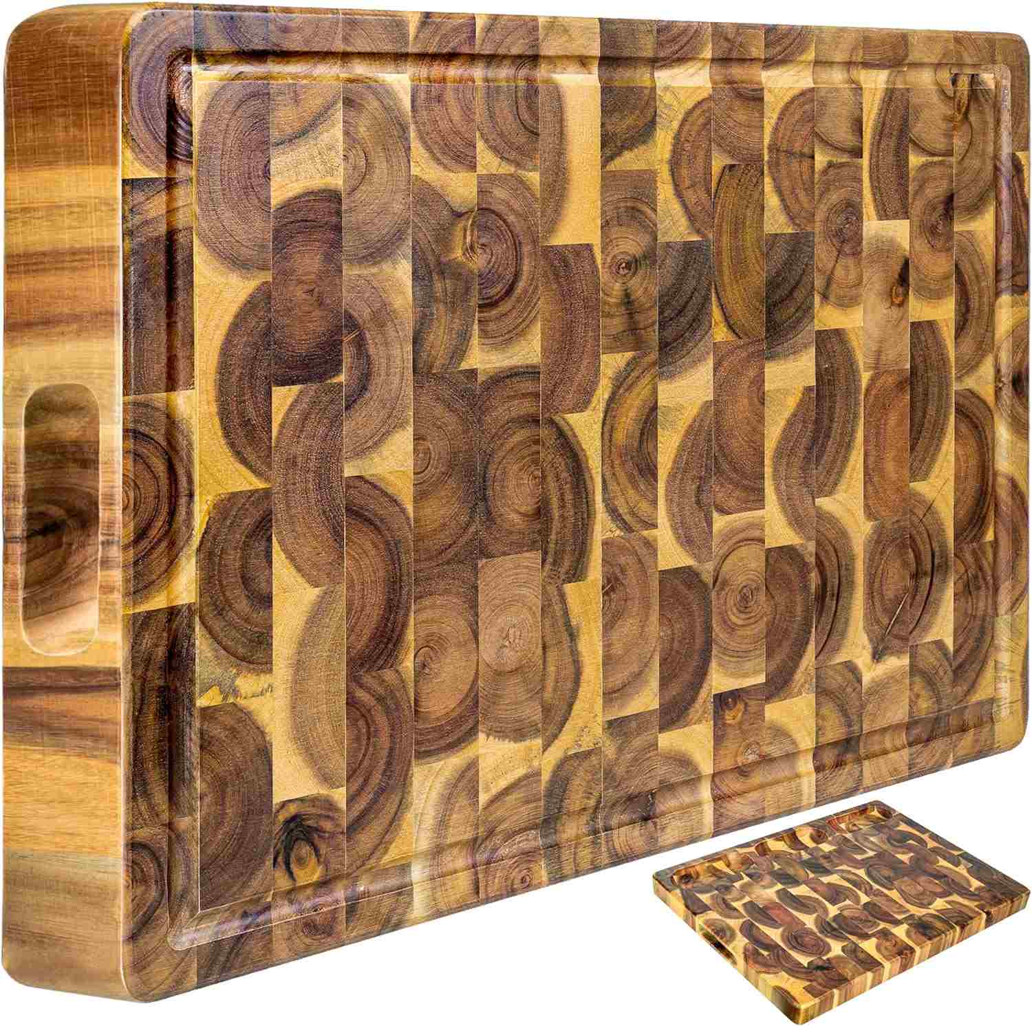FANICHI XL Acacia End Grain Cutting Board