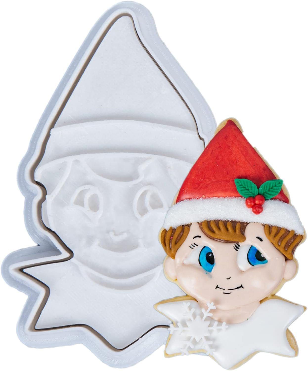 Flycalf Christmas Elf Cookie Cutter