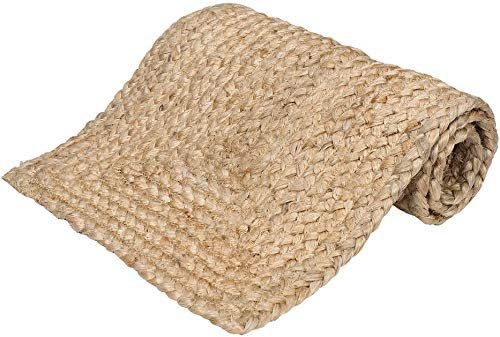 GLAMBURG Farmhouse Braided Table Runner