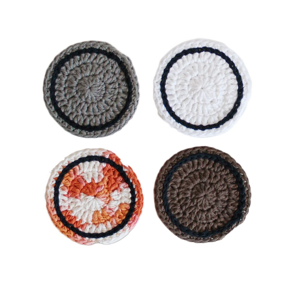 Geekirumi handmade crochet coasters