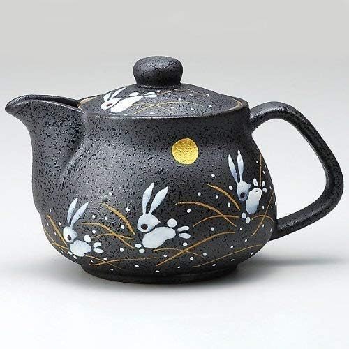 I rabbit Kutani pottery teapot pot
