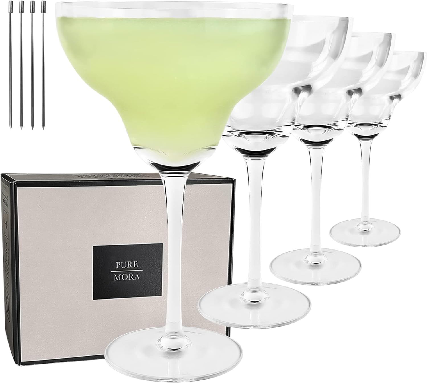 PURE MORA Margarita Glasses