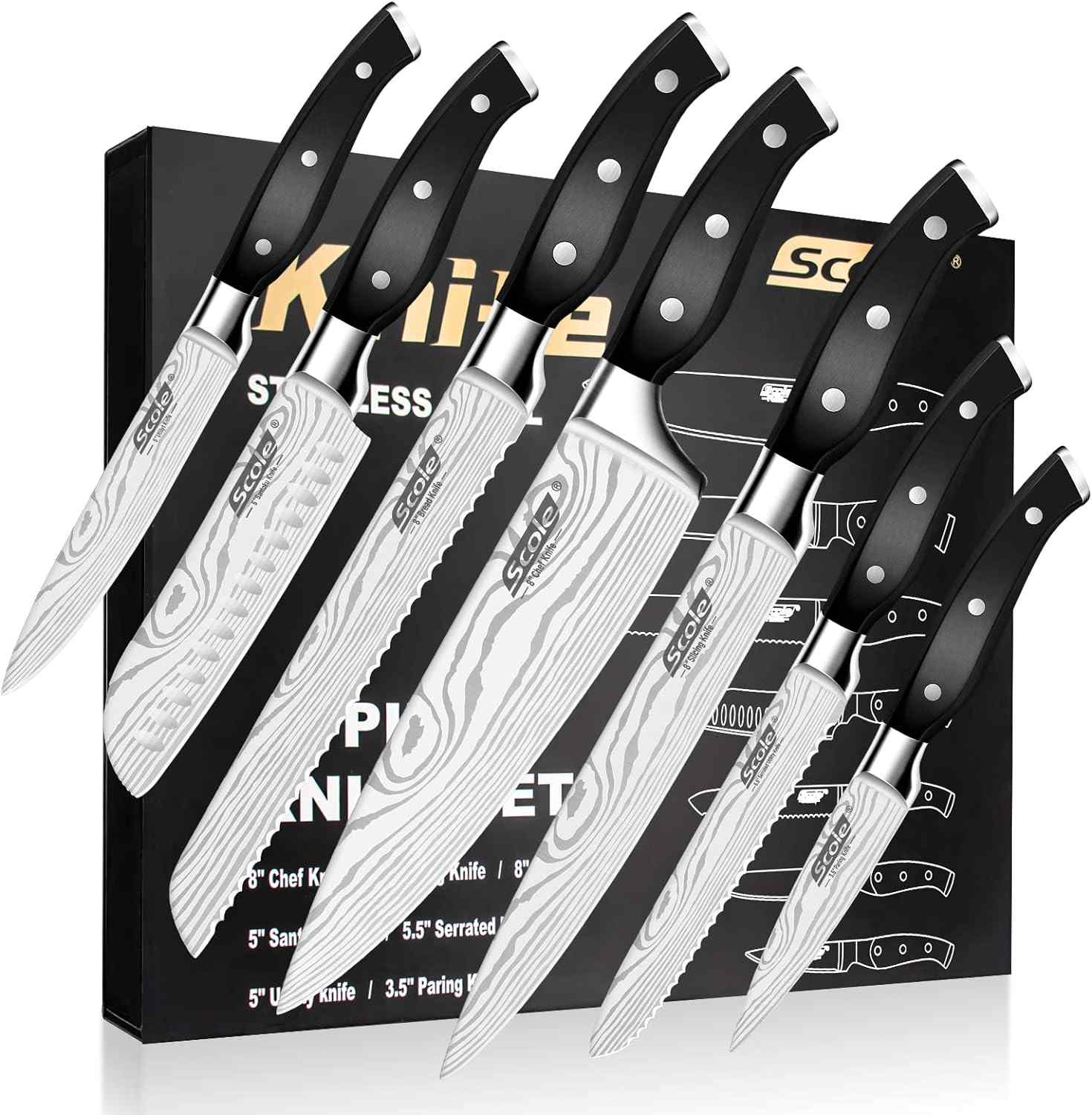SCOLE Chef Knife Set