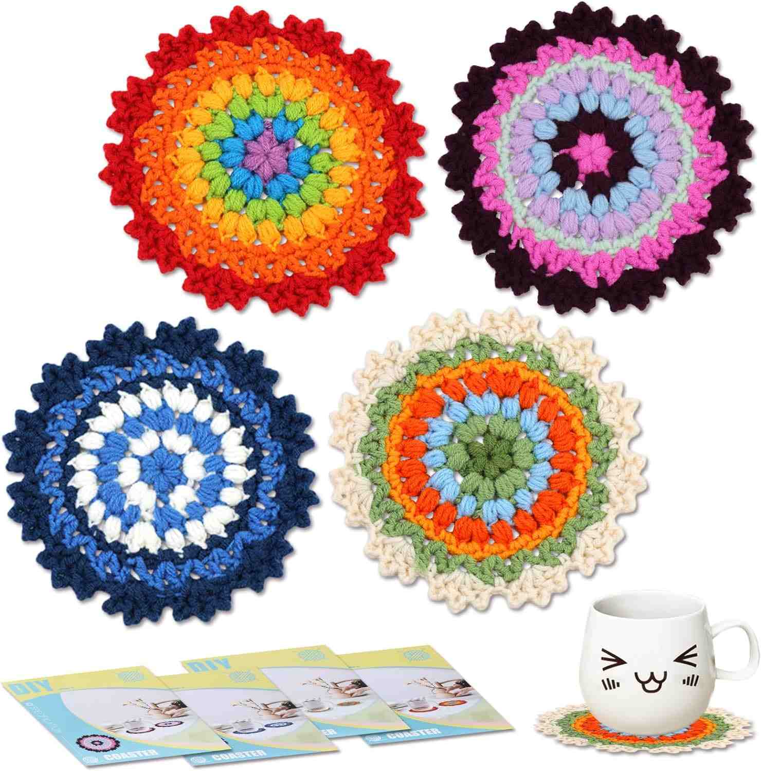 TERAPURL Crochet Coasters