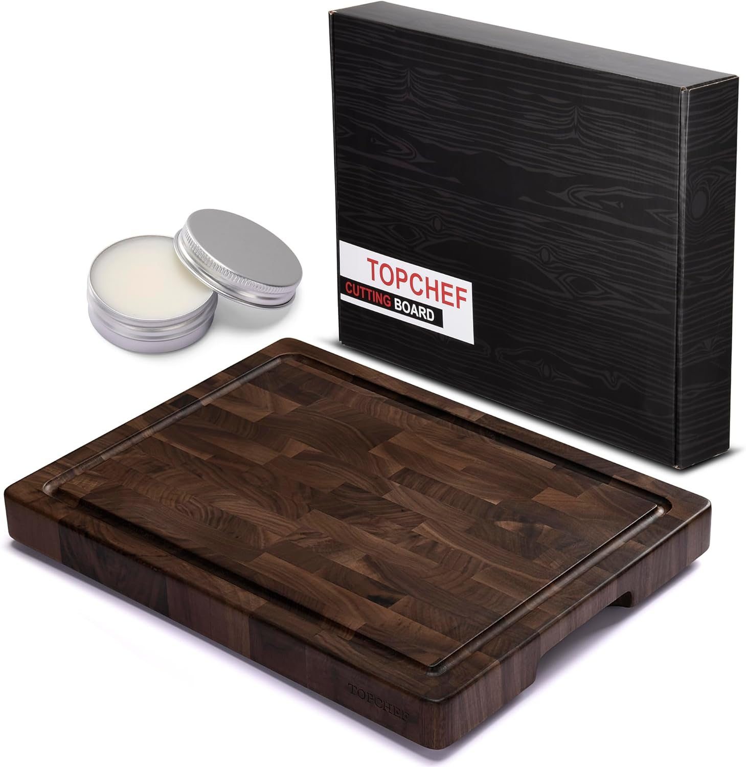 TOPCHEF Walnut End Grain Cutting Board