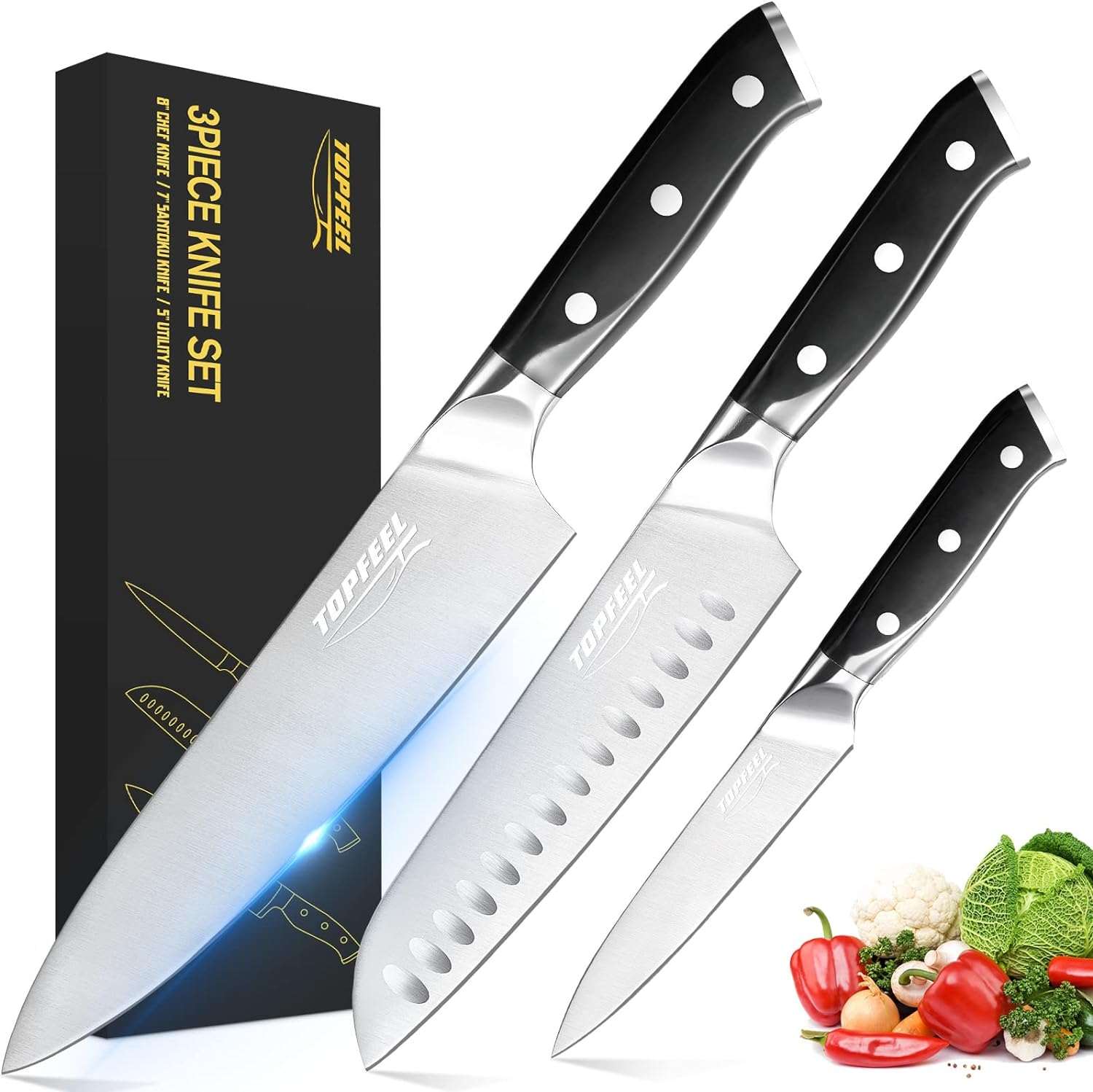 Topfeel Professional Chef Knife Set
