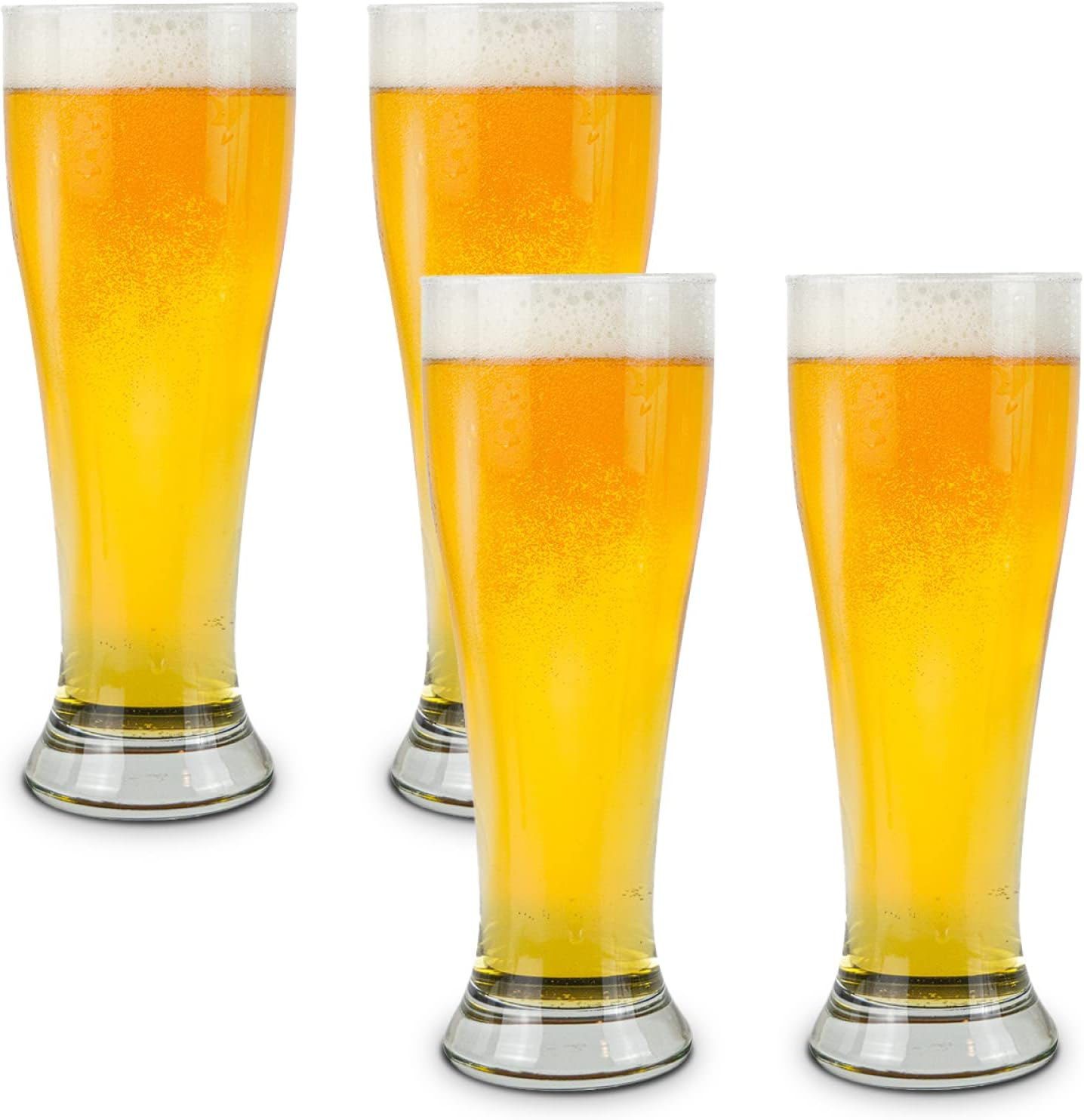 Brimley 16 oz Pilsner Beer Glasses