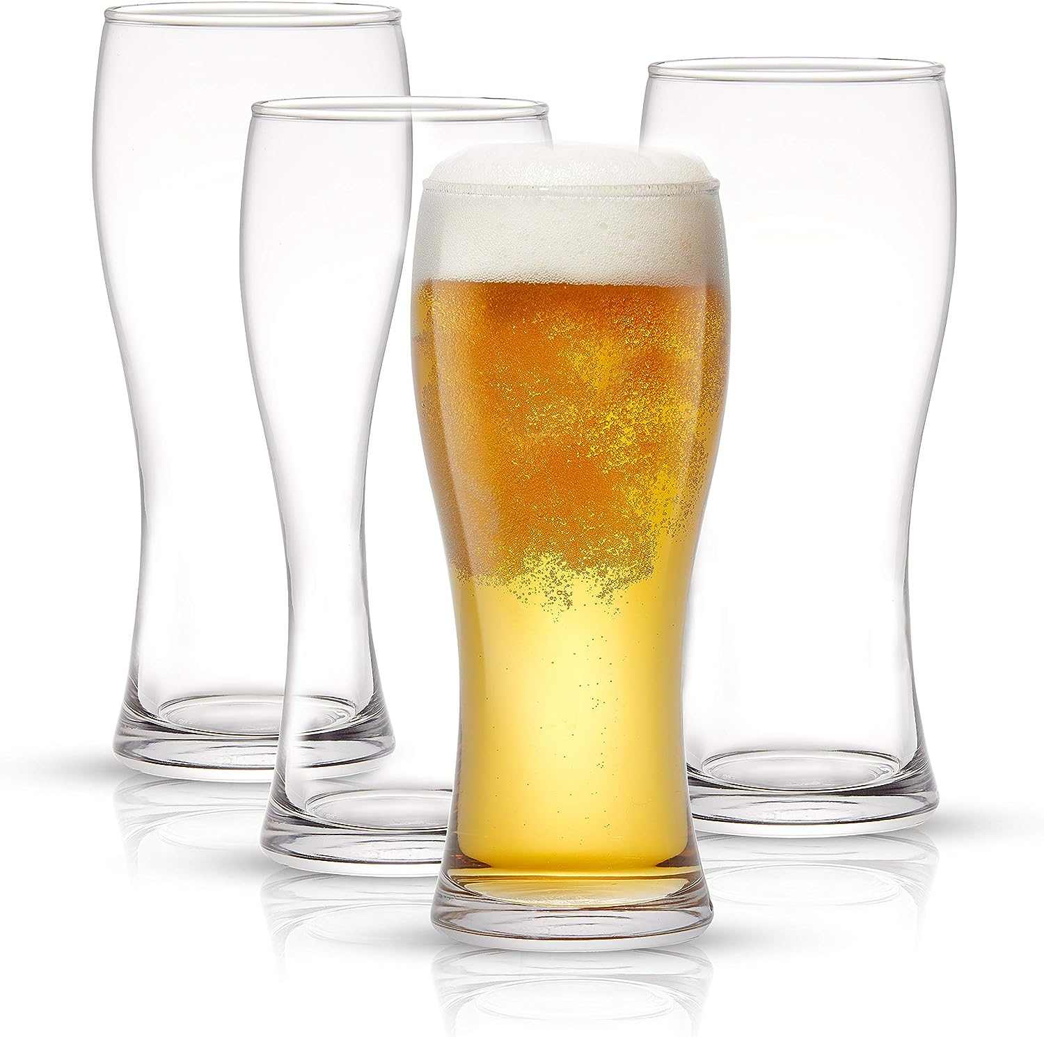 JoyJolt Callen Pilsner Beer Glasses