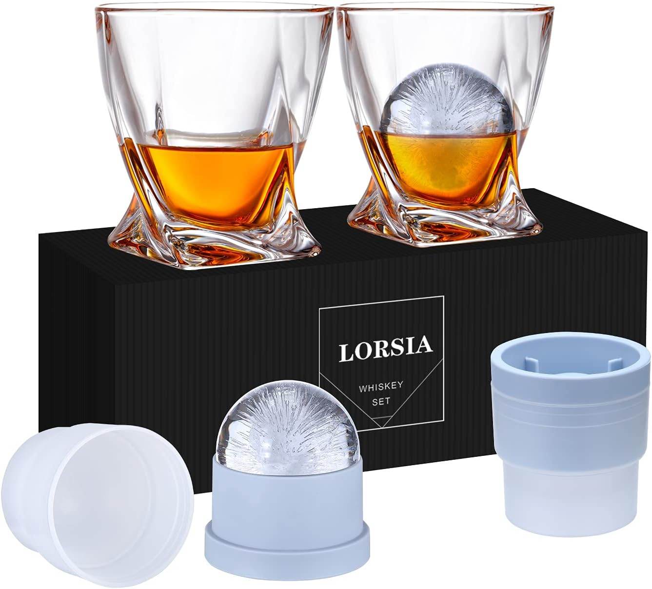 LORSIA Bourbon Glasses