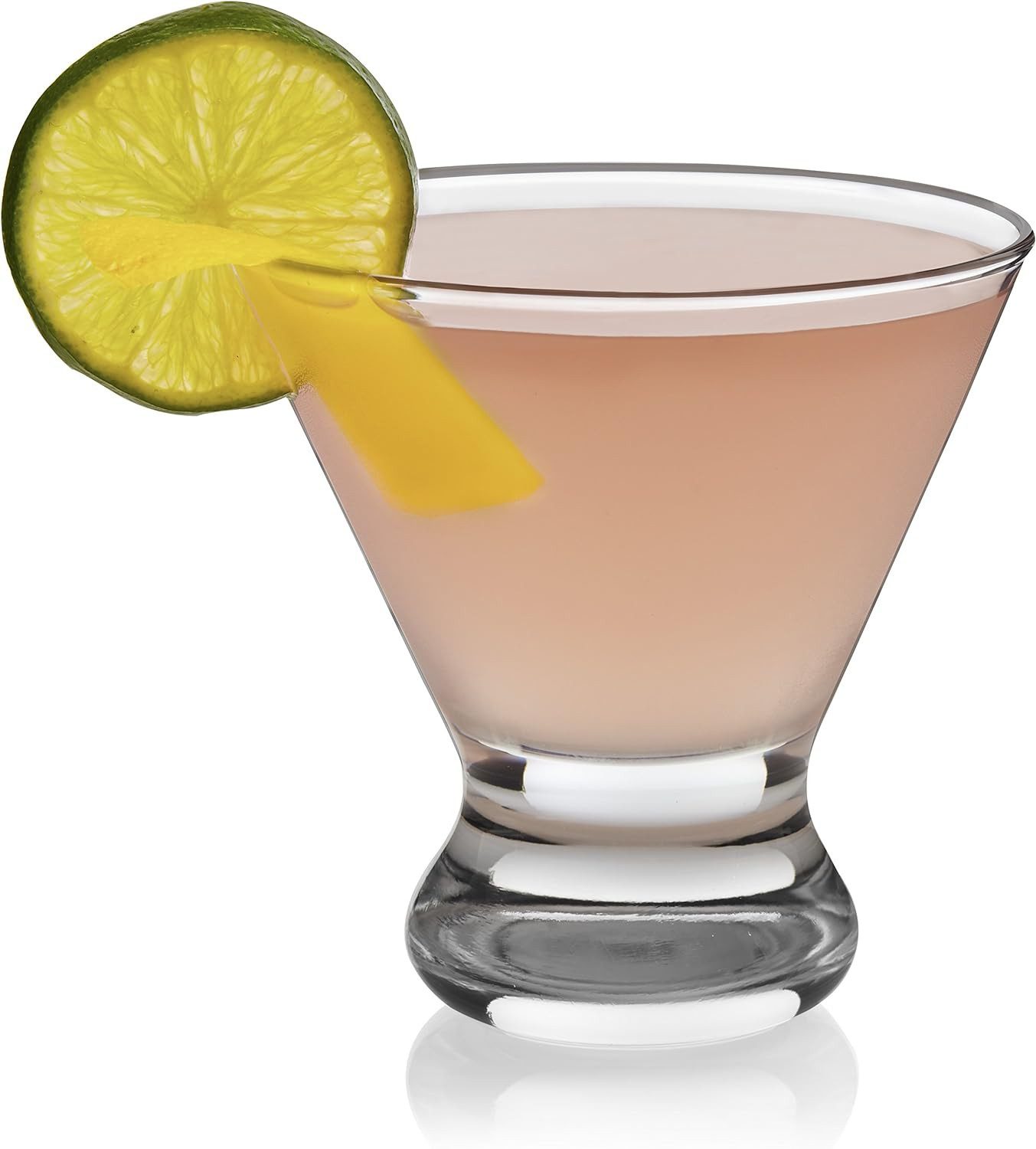 Libbey Cosmopolitan Stemless Martini Glasses