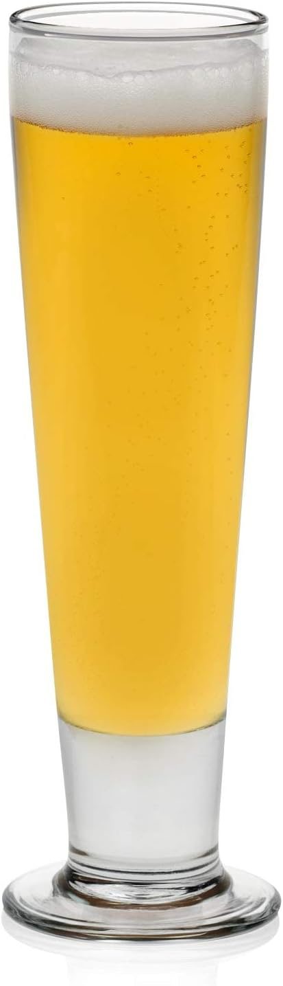 Libbey Stockholm Pilsner Beer Glasses